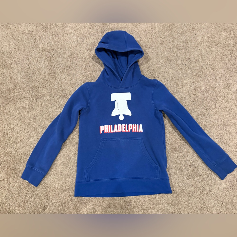 Nike Blue Philadelphia Hoodie. Size youth small.